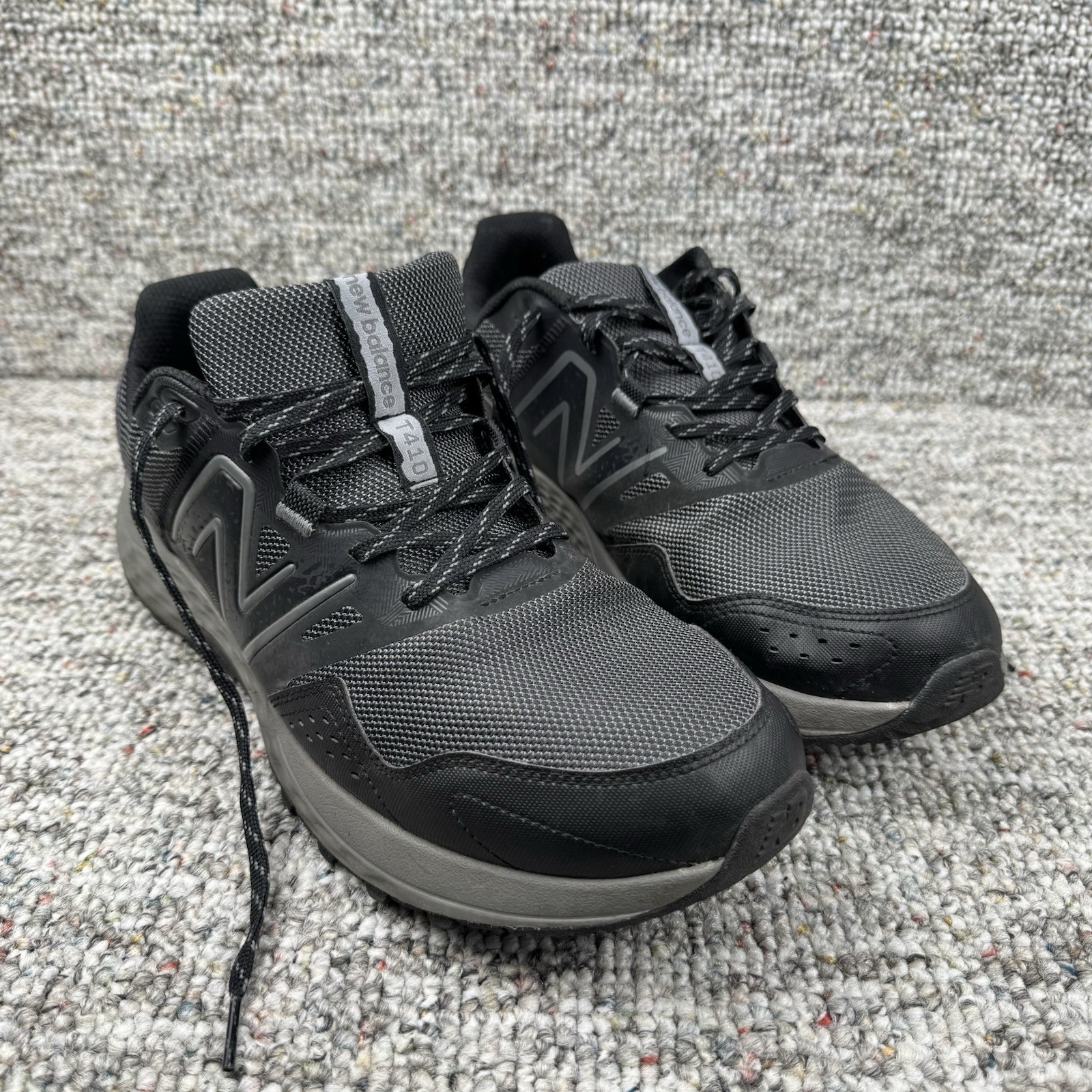 New Balance T410 V8 Trail Shoes Mens 13 4E Gray Hiking Backpacking