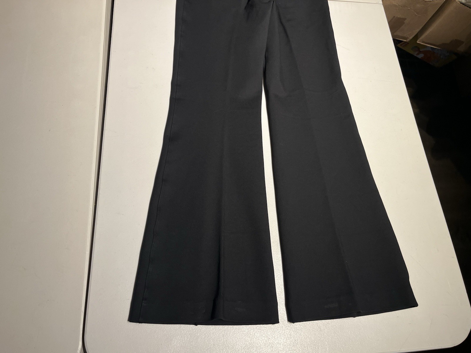 Spanx Pants Women’s Medium Ponte Flared Black Casual Pull On Rayon Nylon 28×30.5