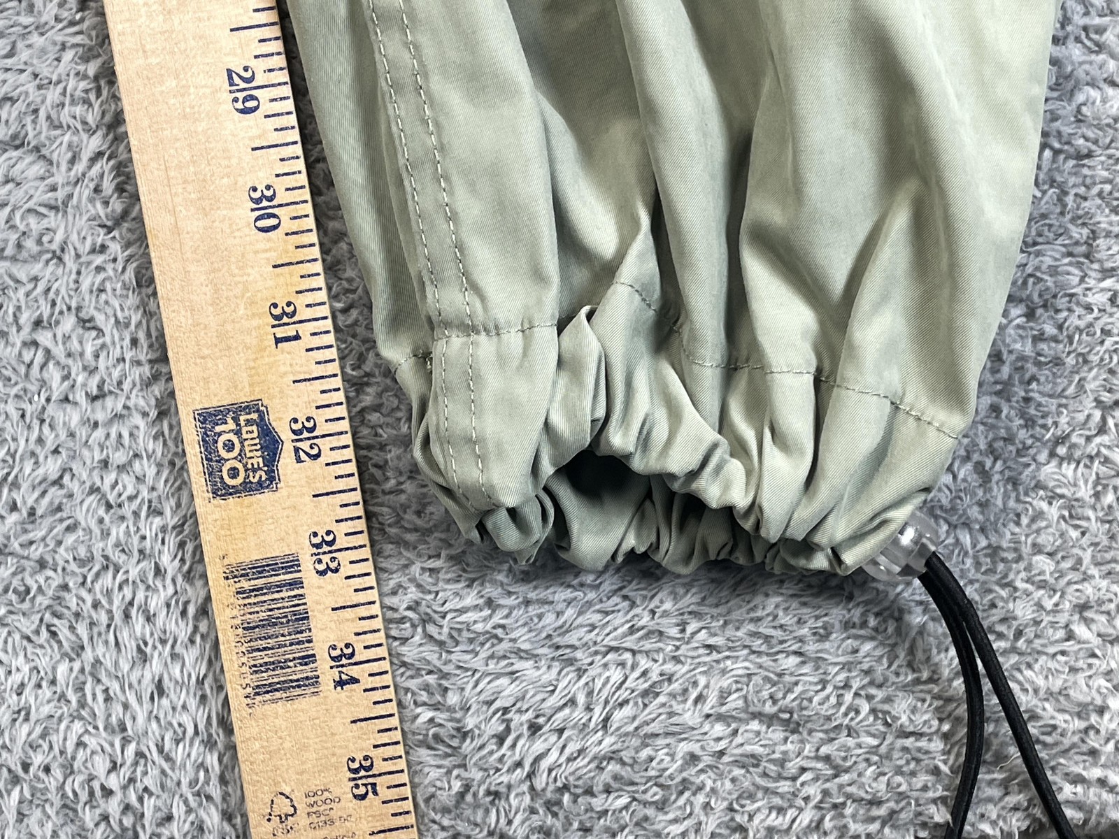 Levis Silvertab Pants Men Large 34 Baggy Tech Cargo Cinch Hem Parachute Military