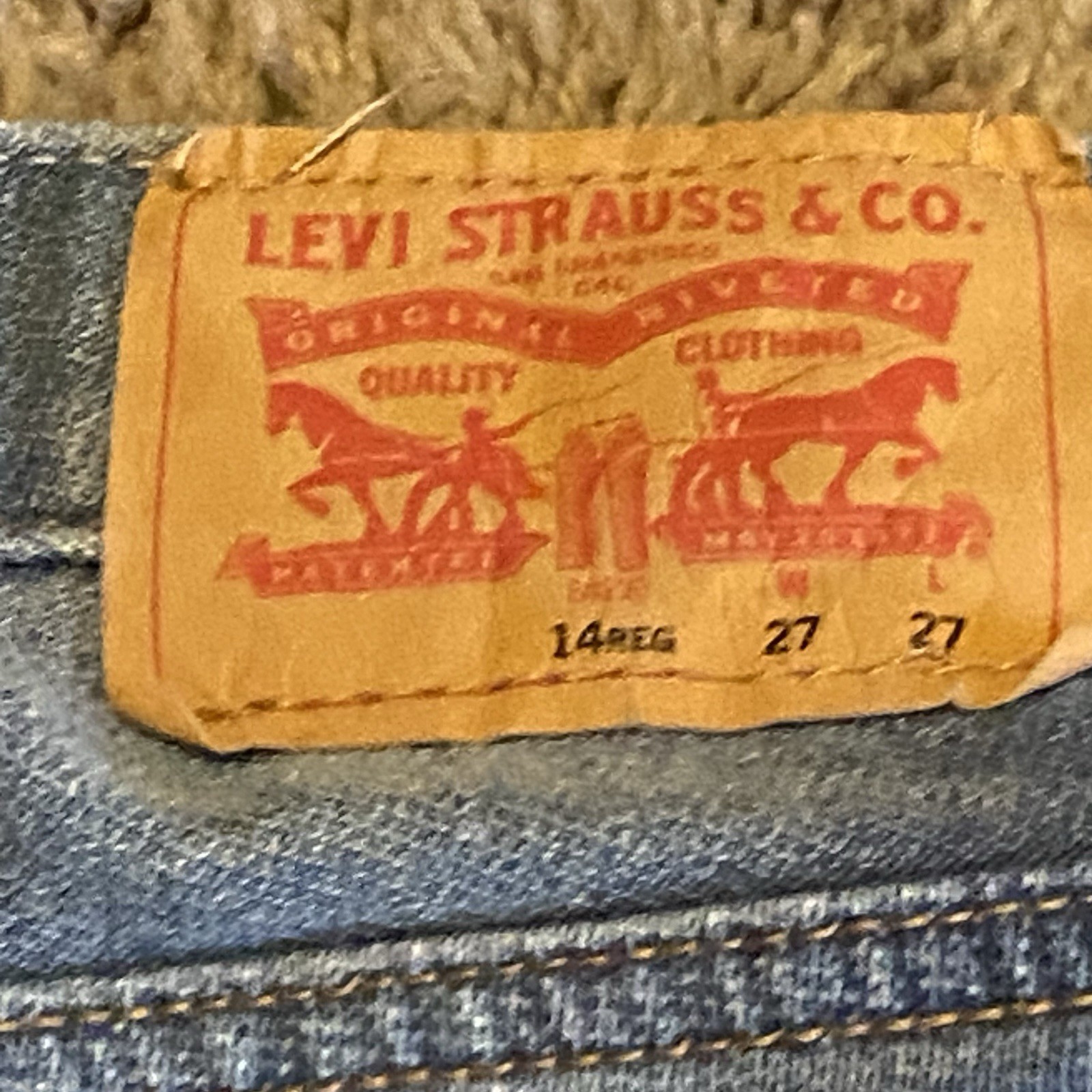 Levi’s 511 Women’s Knit Jeans 27×27 14 Reg Stretch