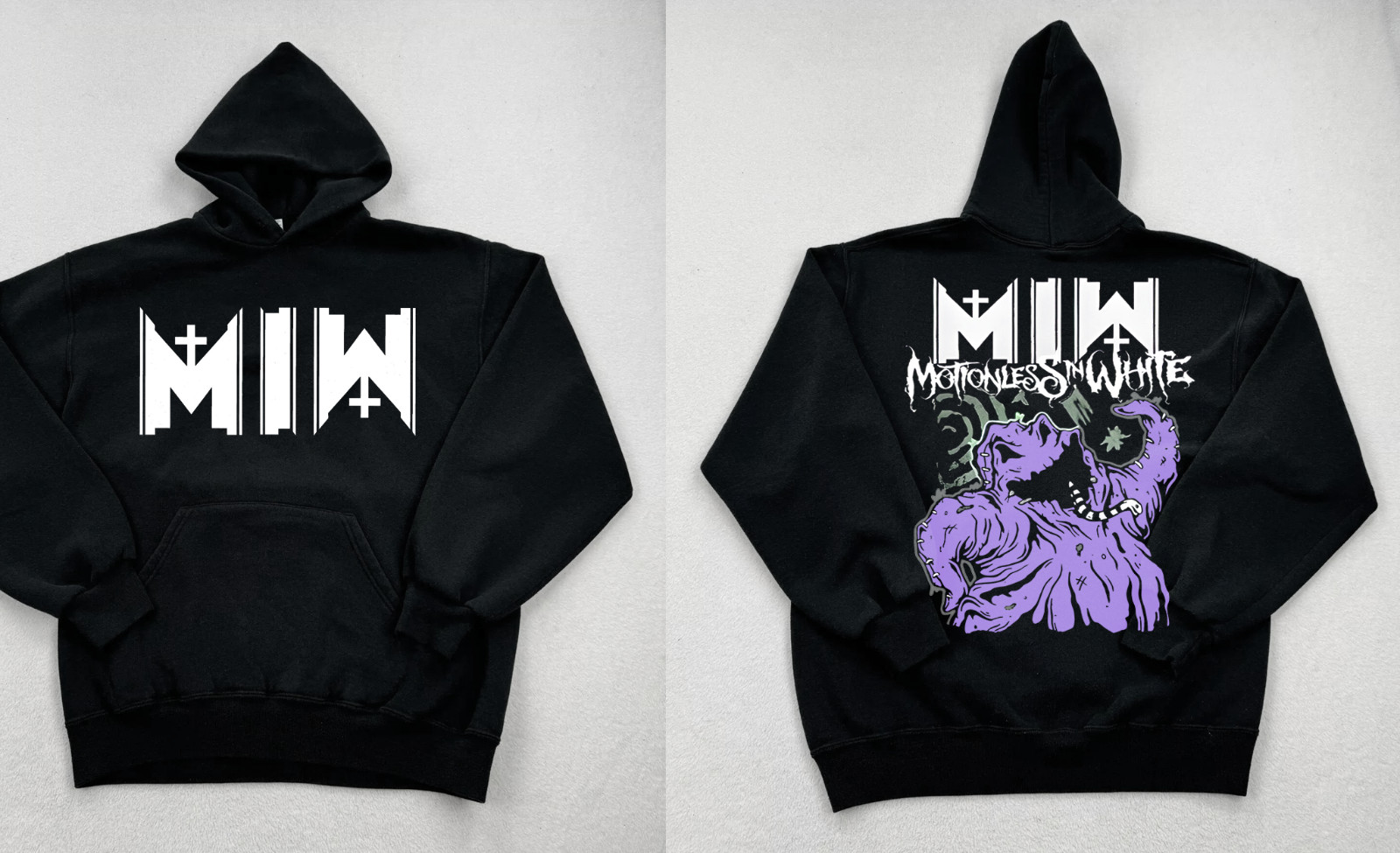 NEW MOTIONLESS IN WHITE Album Collection Gift For Fan Hoodie S to 3XL TMB4347