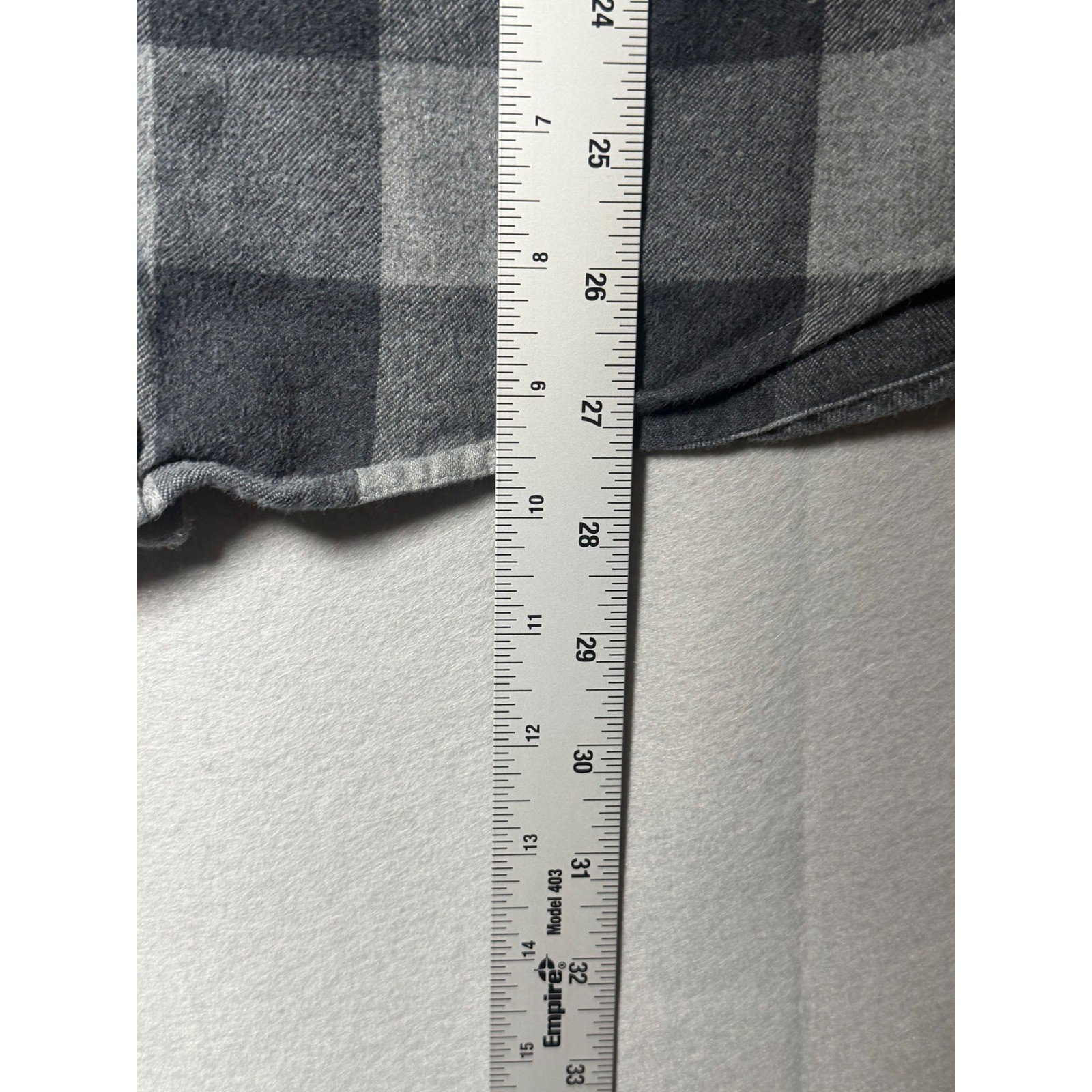 Abercrombie & Fitch Mens Medium Soft Flannel Shirt Grey Black Buffalo Check