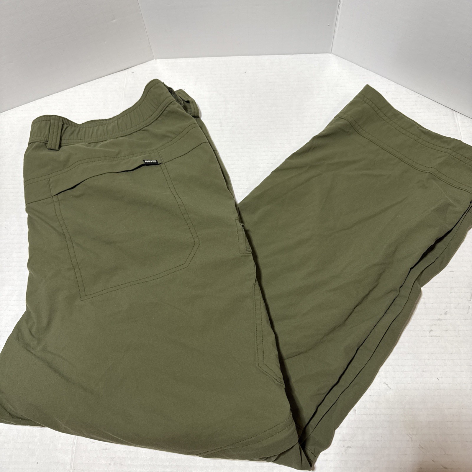 REI Co-op Convertible Olive Hiking Pants Zip Off Men’s 40 X 30