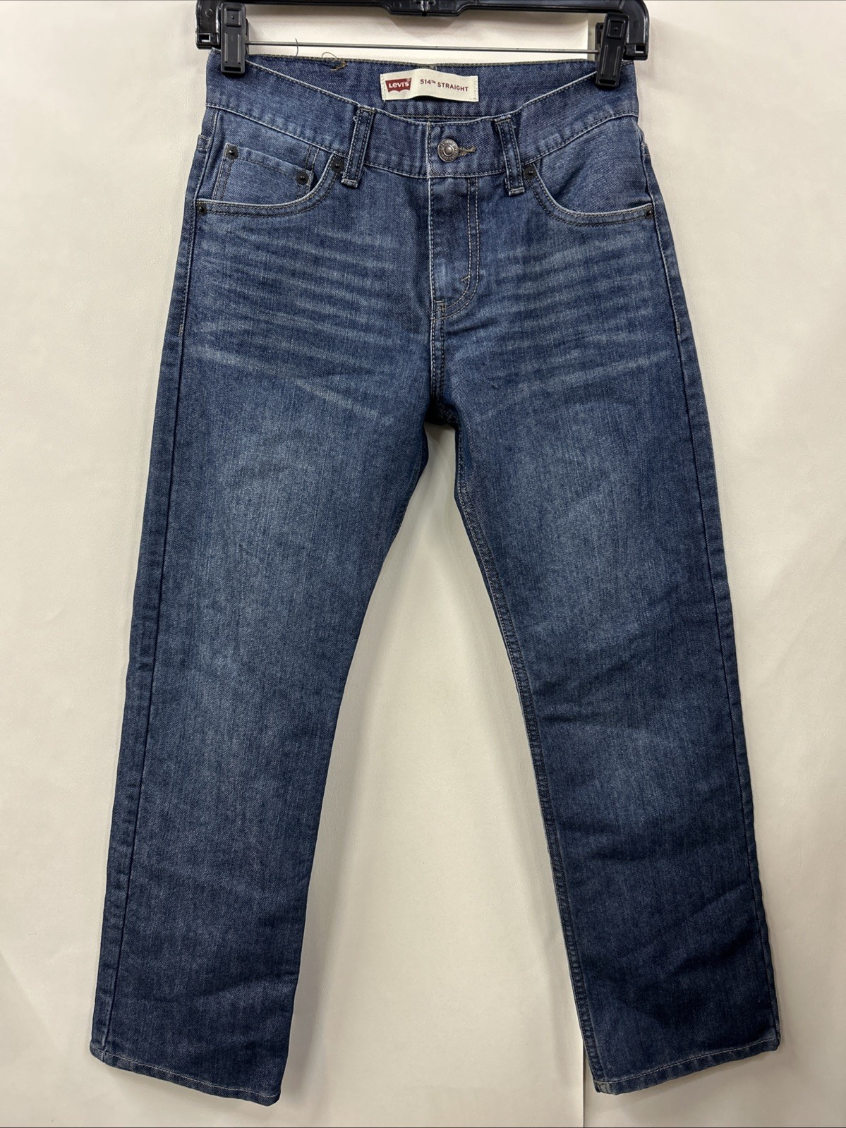 Levi’s 514 Red Tab Jeans Women’s 14 Reg 27×27 Slim Straight Blue Denim Mid Rise