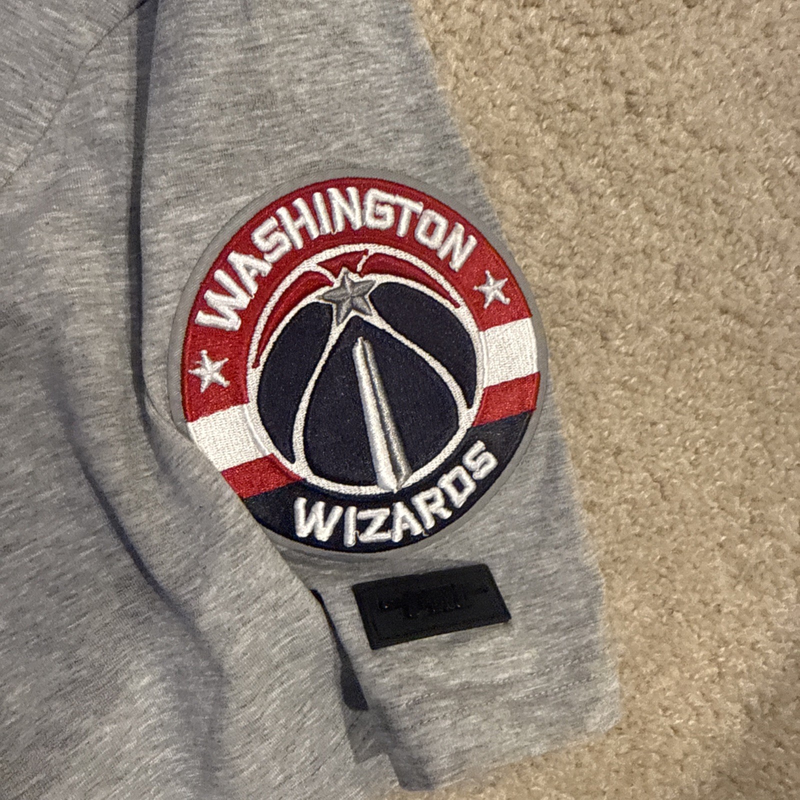 Pro Standard Washington Wizards Patch T-Shirt SZ Large Luxury Athletic