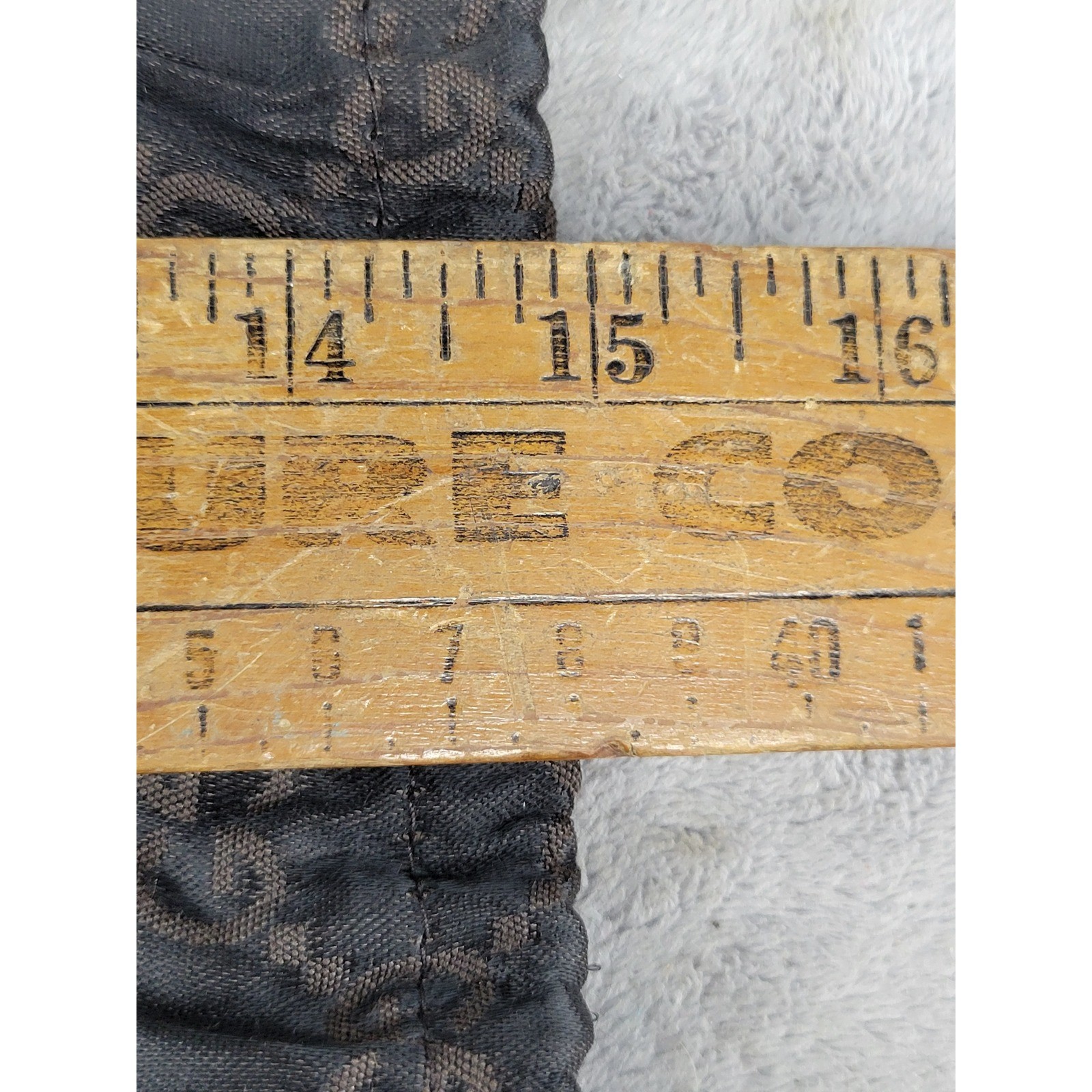 Gucci Brown GG Monogram Drawstring Dust Bag Made in Italy 15×9 Designer Bag