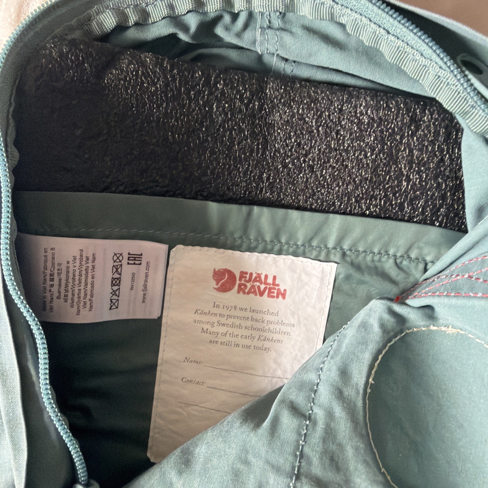 Fjallraven Kanken Mini Backpack RARE Pink Blue Colorway Excellent Condition Bag