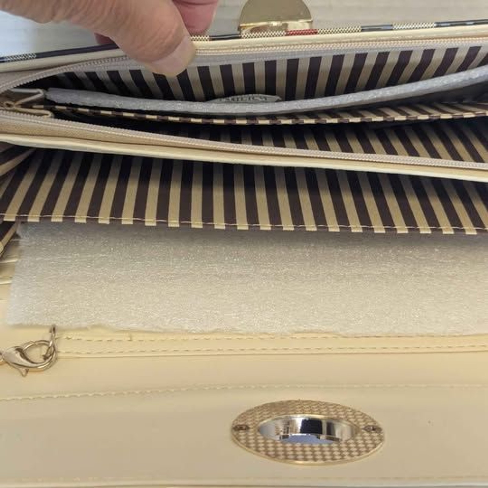 Small Plaid Patent Leather Wallet Y2K Mini Purse Bag for Her 8.5×4.5×1.5