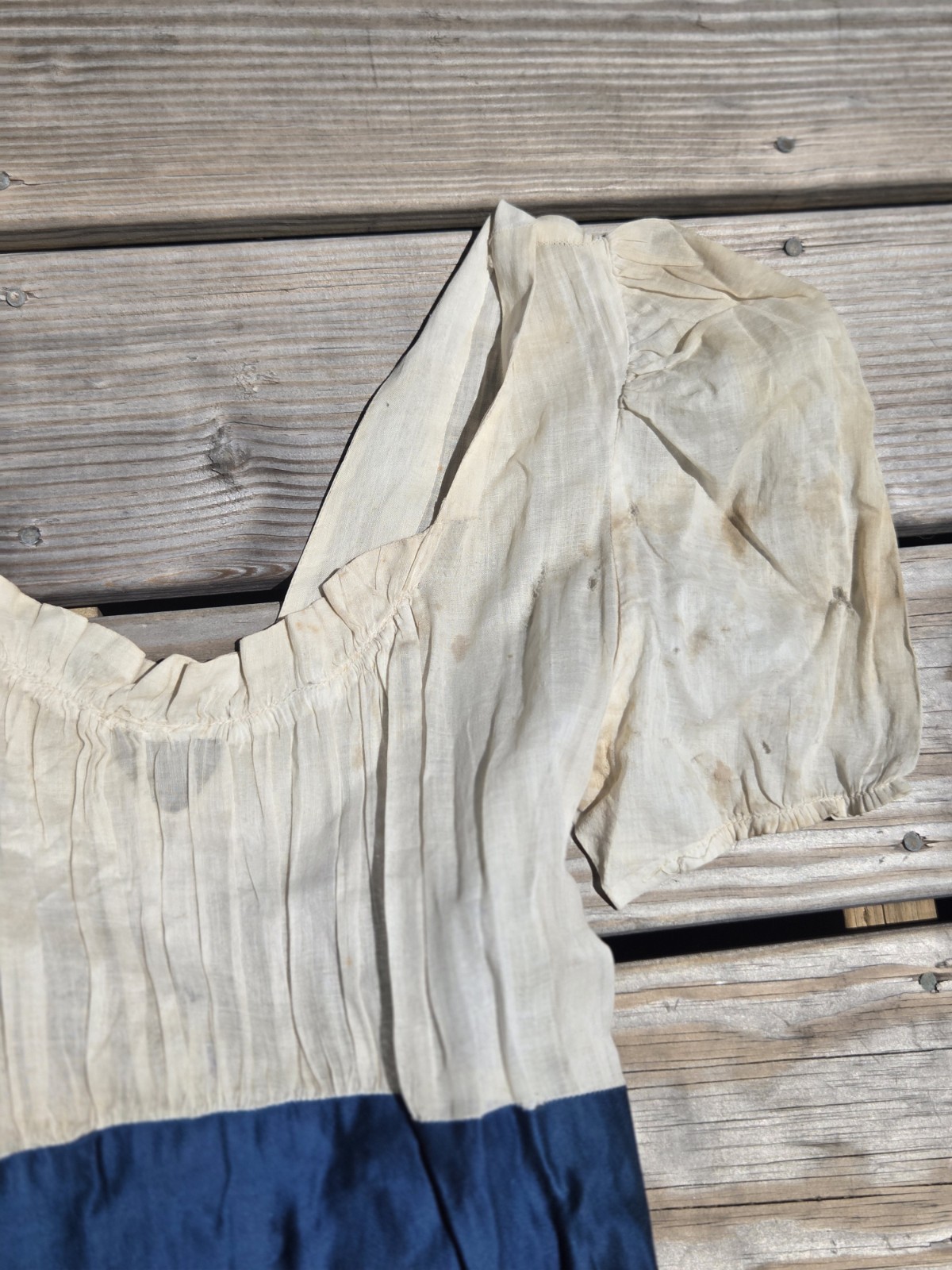 👀 Antique Victorian Edwardian Costume Dress Folk Prairie Theatrical *AS IS* 👀