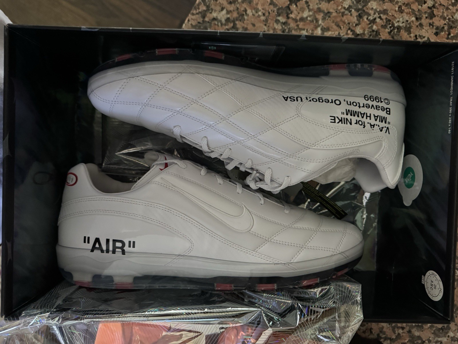Size 15 – Nike Cryoshot Zoom M9 Virgil Abloh Archives VAA ( IM3886-100) MIA HAMM