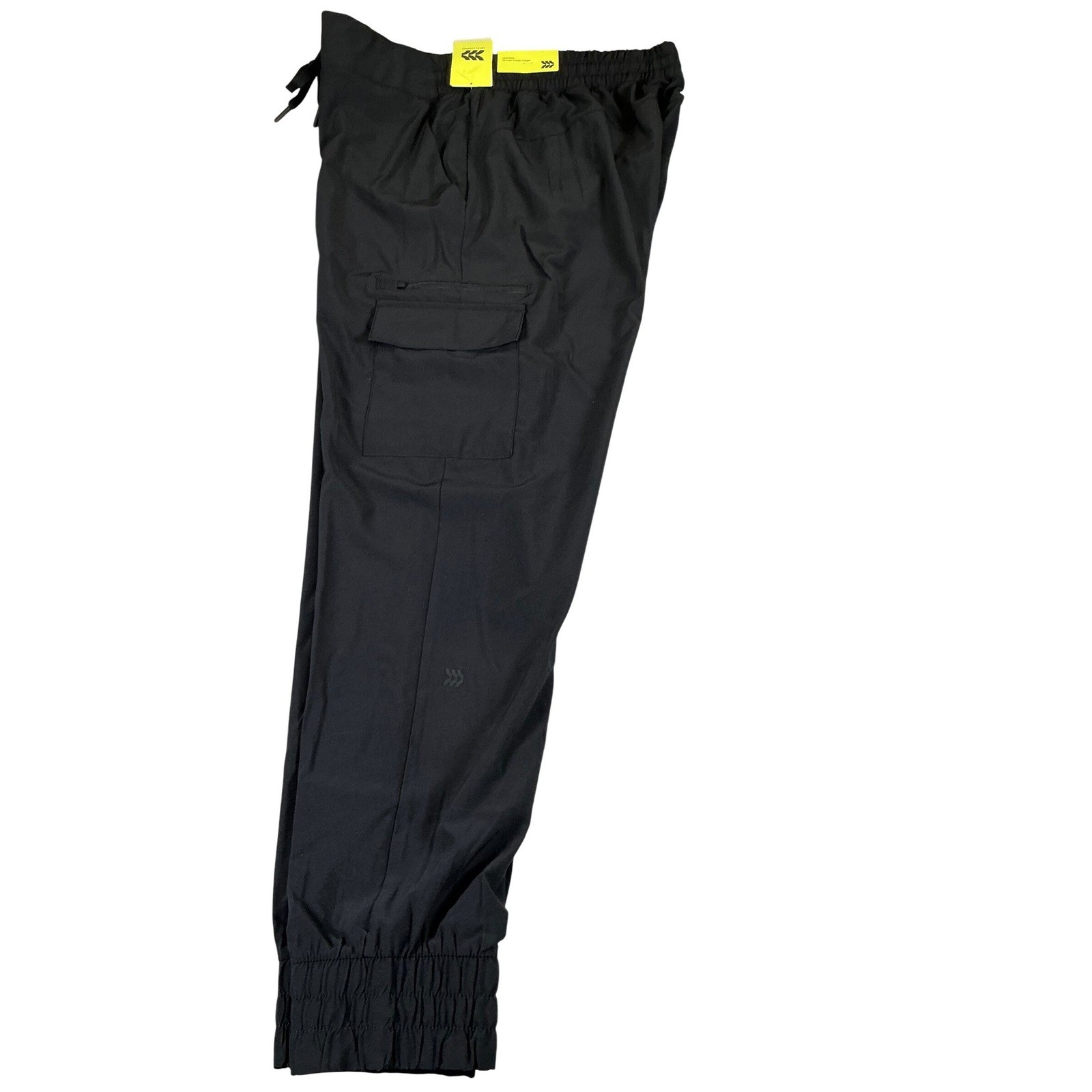 All In Motion Womens Medium Cargo Jogger Pants Black UPF 50+ Stretch NWT