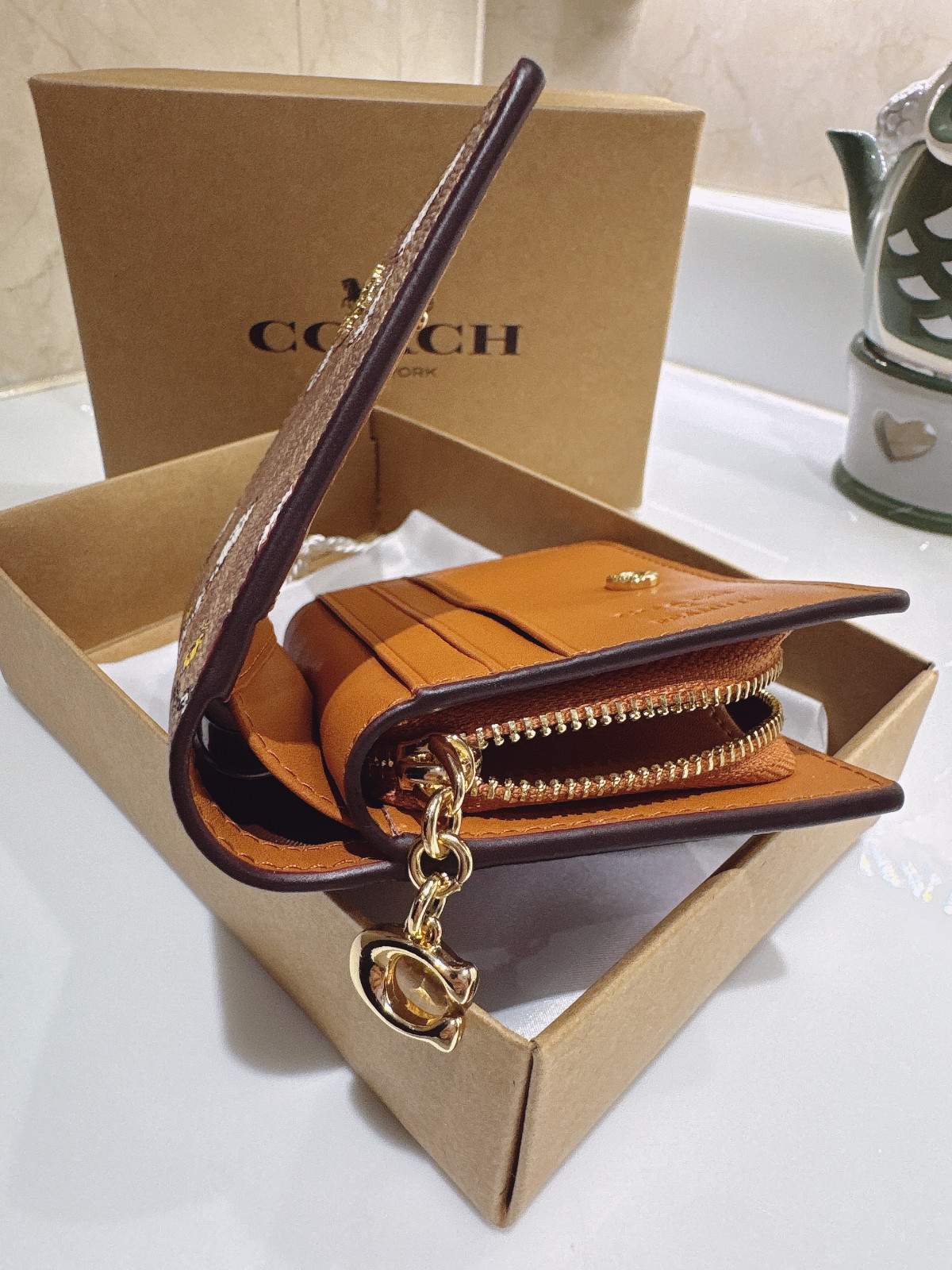 NWT Coach X Peanuts Snap Wallet With Lucy/Charlie Brown/Linus CBN89/CBN90/CBN91