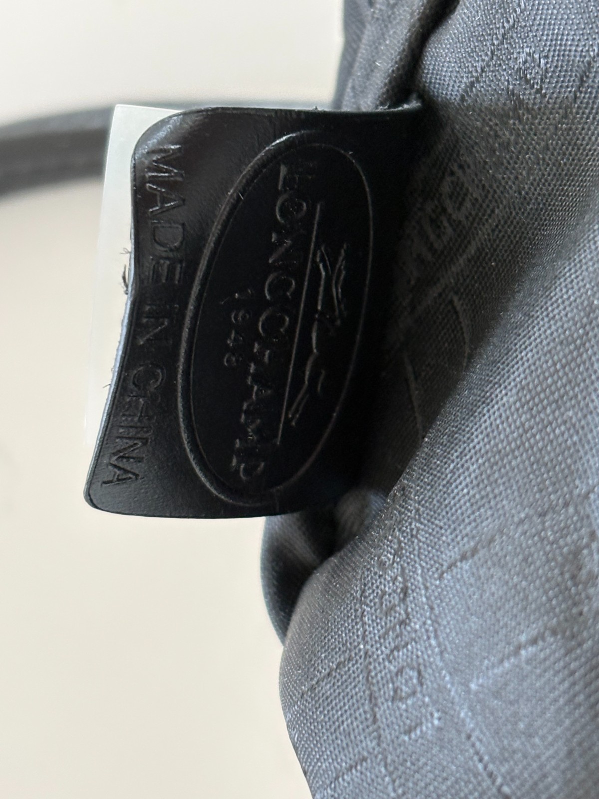 Longchamp Black Leather Handbag NWOT