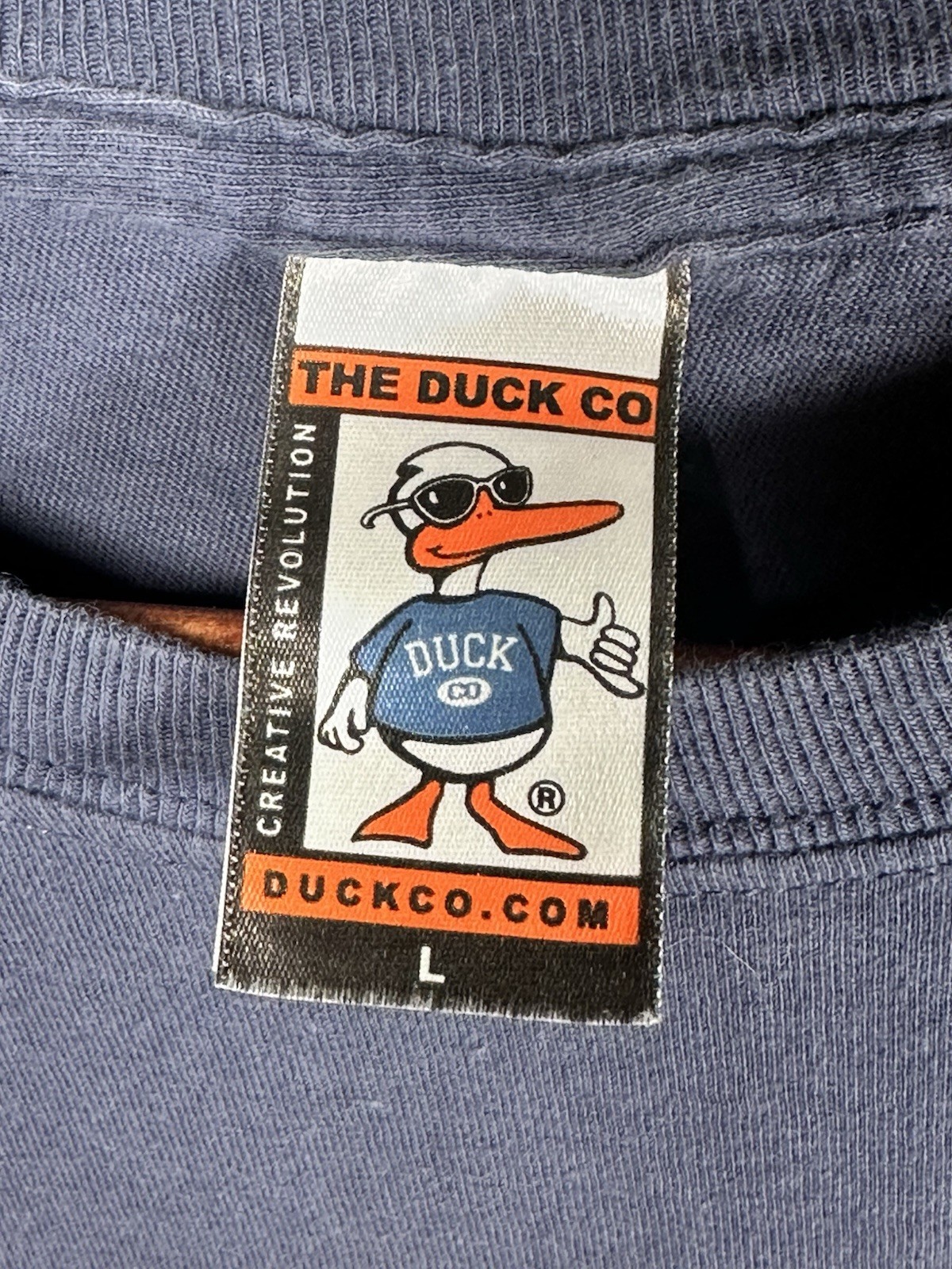 The Duck Co Massive Cock Las Vegas L Tshirt 100% Cotton Rooster Funny Gag Joke