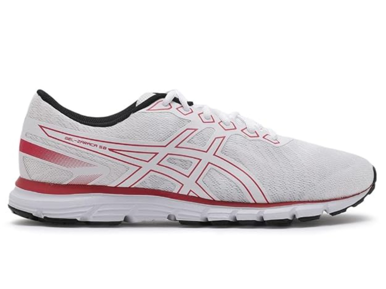 ASICS GEL-ZARACA 5 B “Brilliant White/Classic Red” Running Sneakers