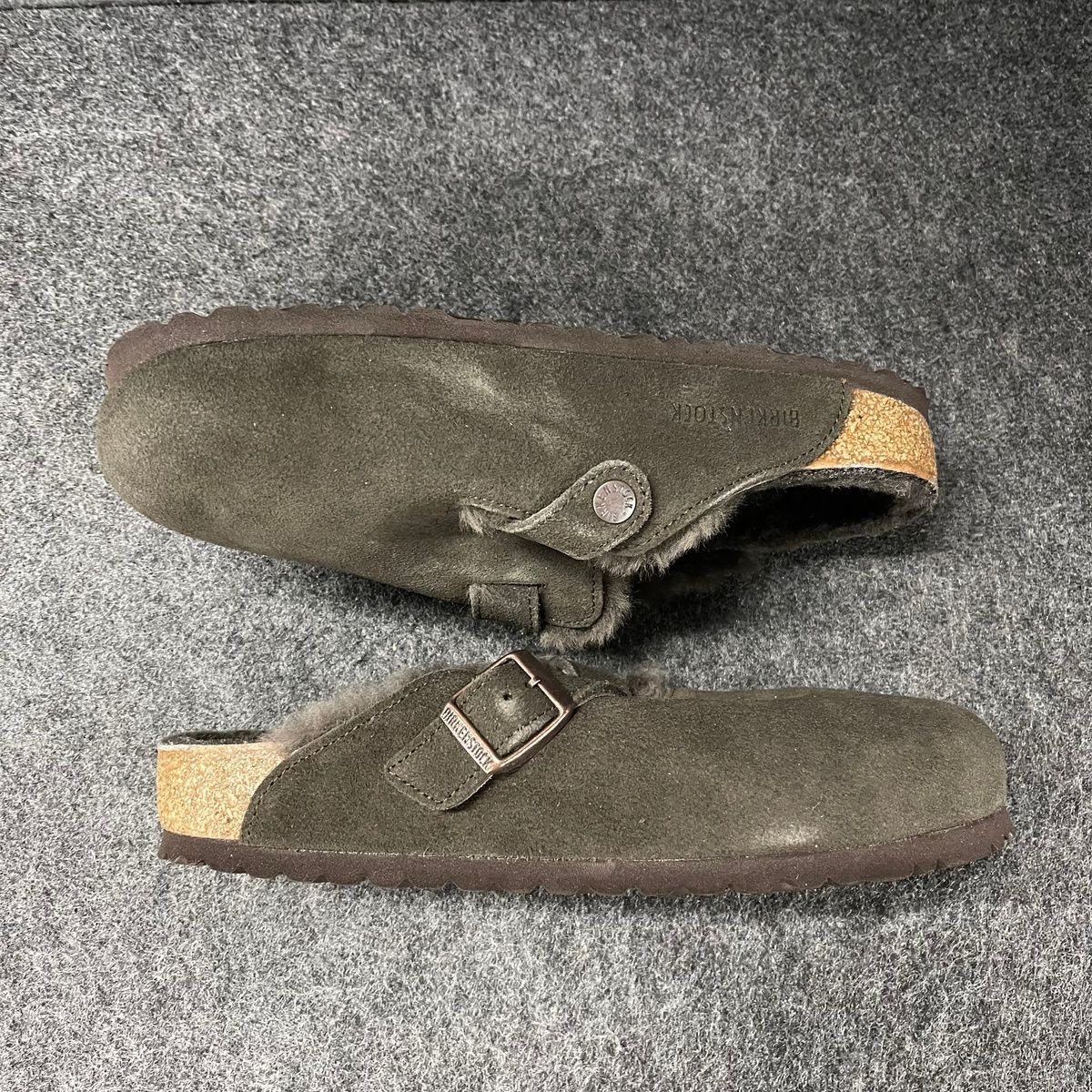 BIRKENSTOCK Boston Shearling Clog Unisex Size US M6/W8 Mocha