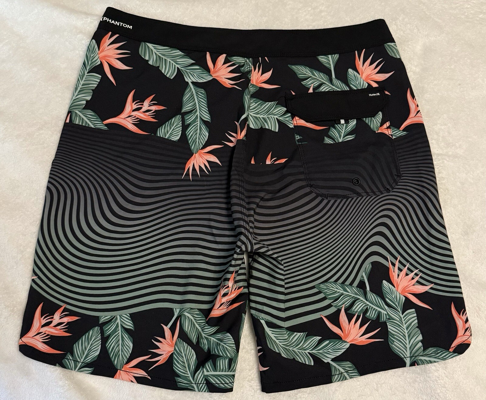 Hurley Phantom State Beach 18-Inch Boardshorts Size 28