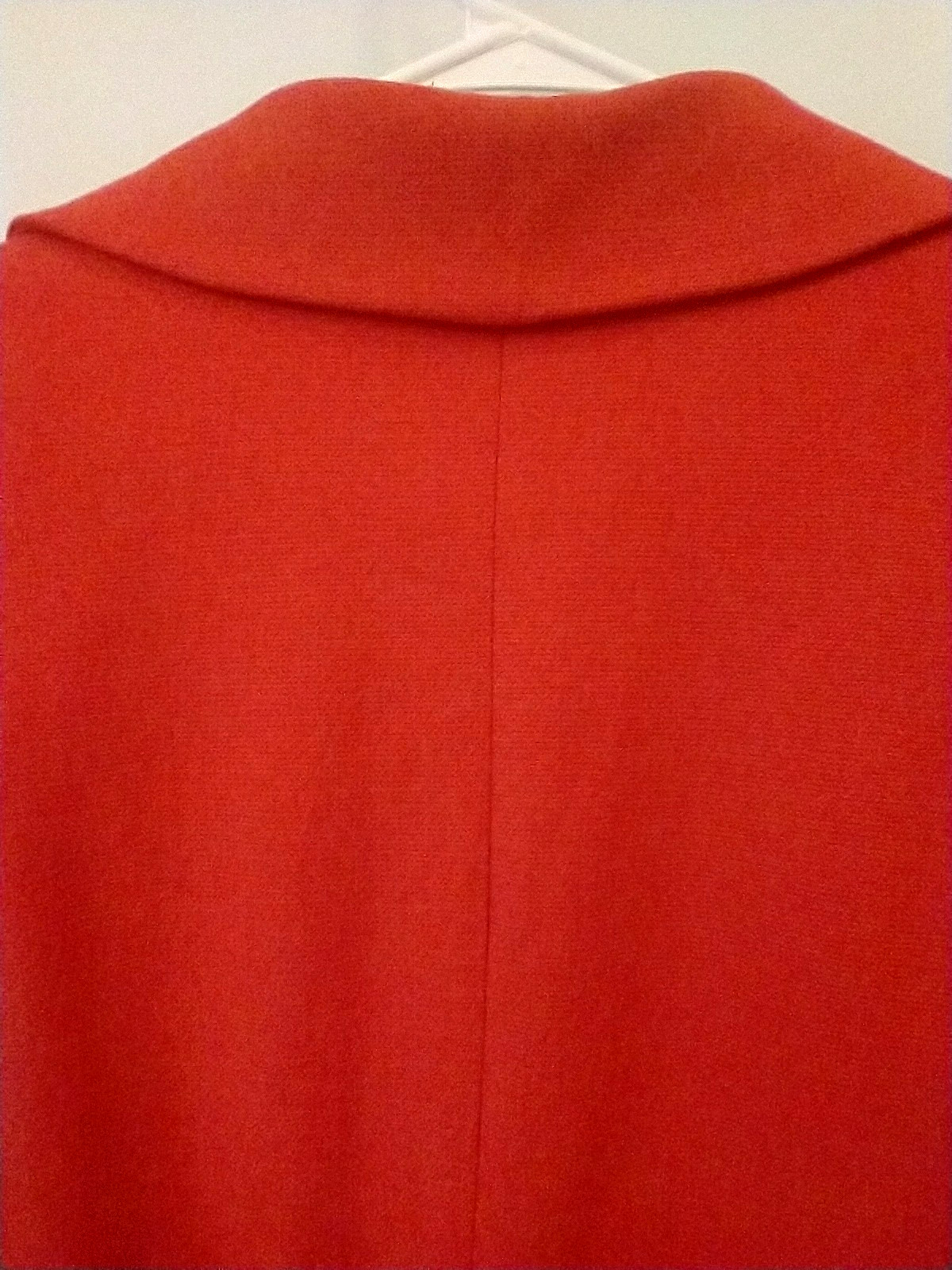 COLDWATER CREEK Women’s Single Snap Cotton Blend Blazer Bright Red Lined – 18