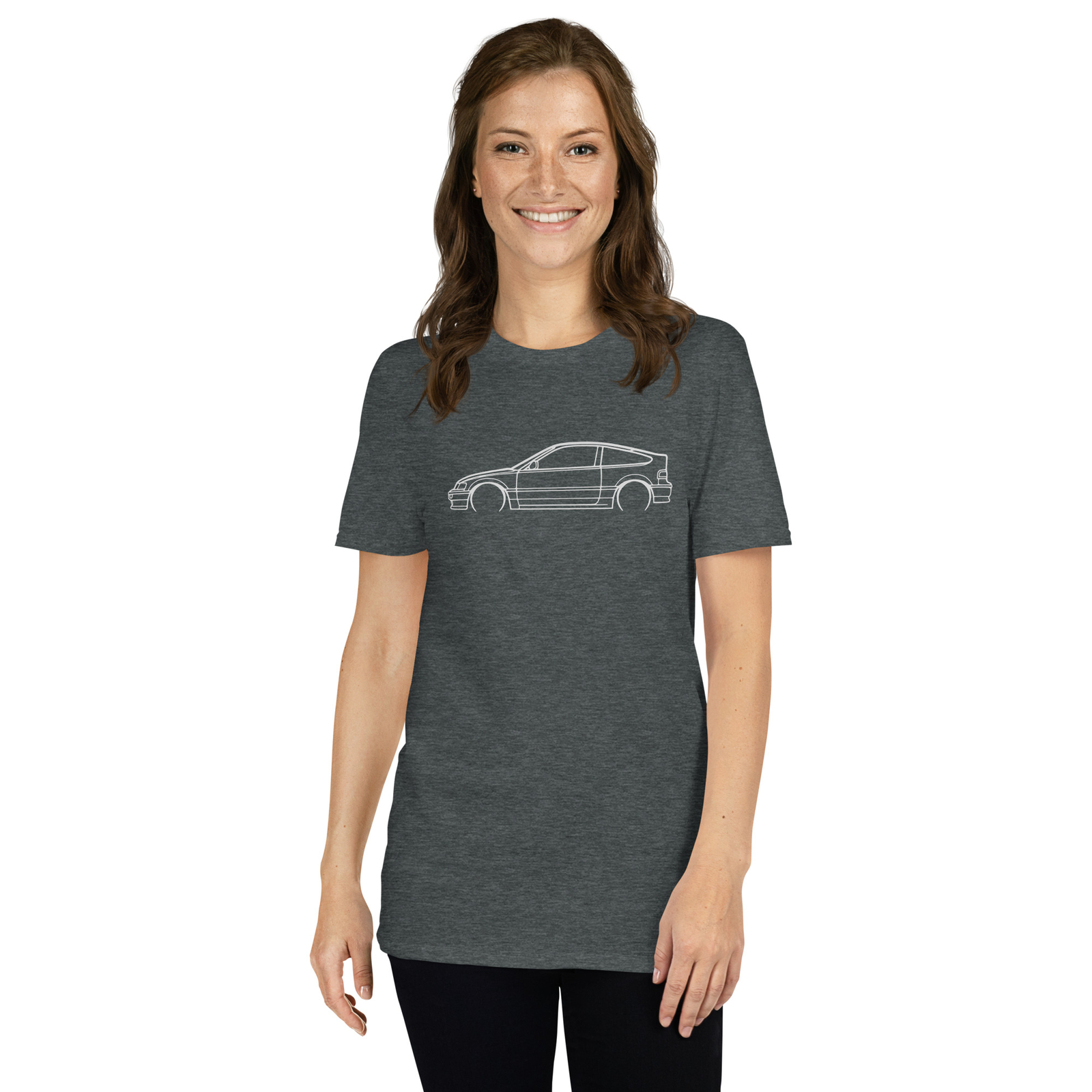Softstyle T-Shirt For Honda CRX 1990 Car Owners Birthday Gift Tee Shirt