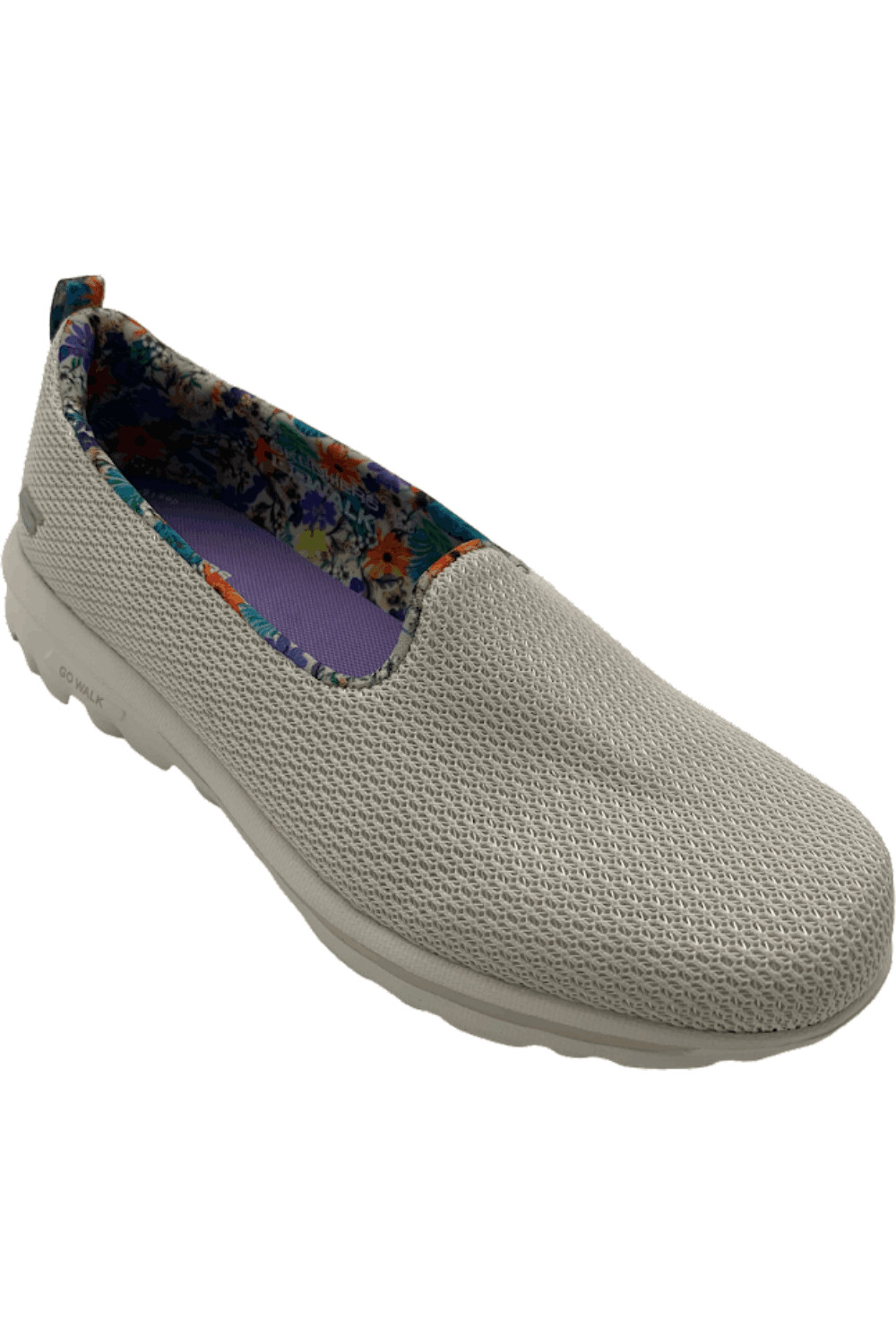 Skechers GOWalk Classic Vegan Washable Slip-Ons Summer Blossom Natural