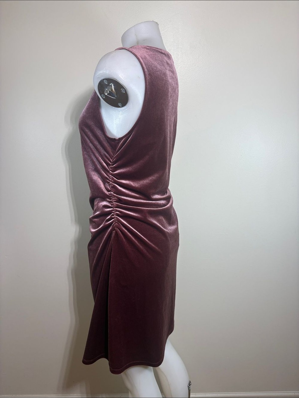 Wild Fable Burgundy Velvet Mini Sheath Dress Size M Sleeveless