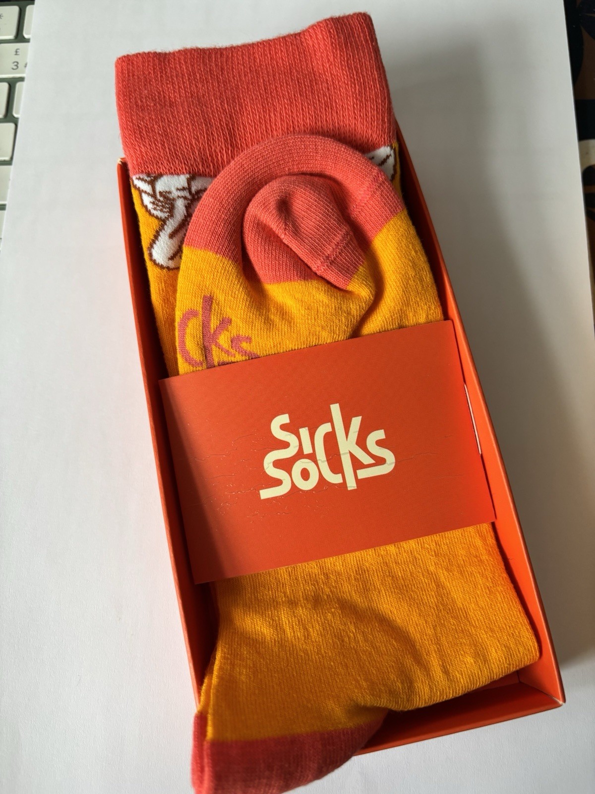 Sick Socks Fancy Flower Socks Gift for Women & Teens, Unisex uk size 3.5 – 8