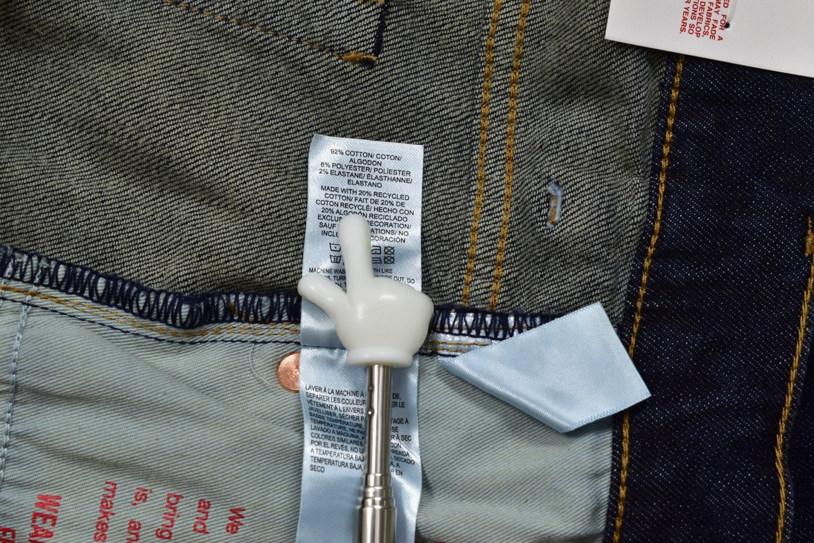 Lucky Brand Men’s Athletic Straight Barite Blue Denim Jeans Stretch 46×30 NEW