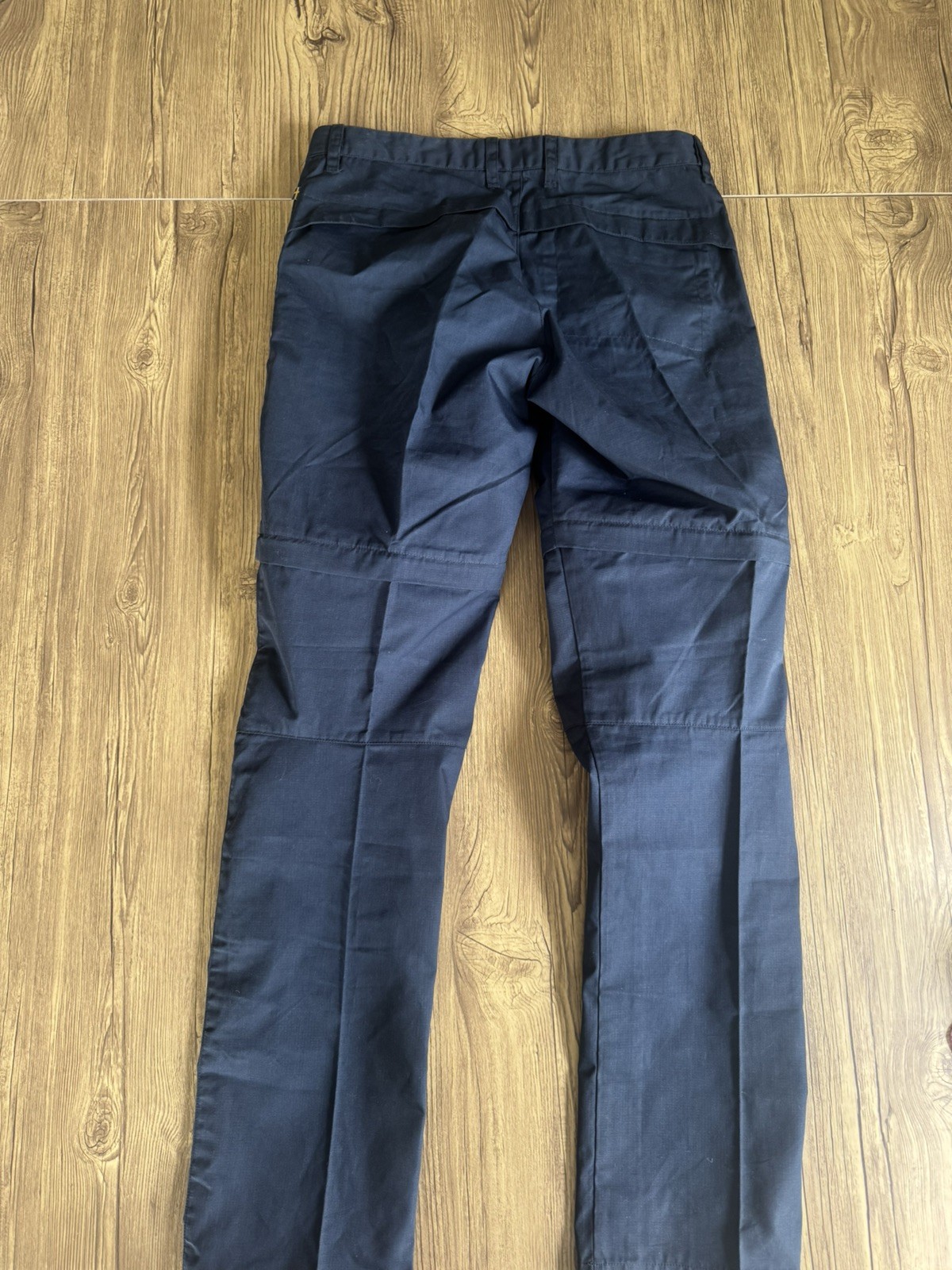 FJALLRAVEN Womens Trousers High Coast Zip Off G1000 Blue Size 38 13303