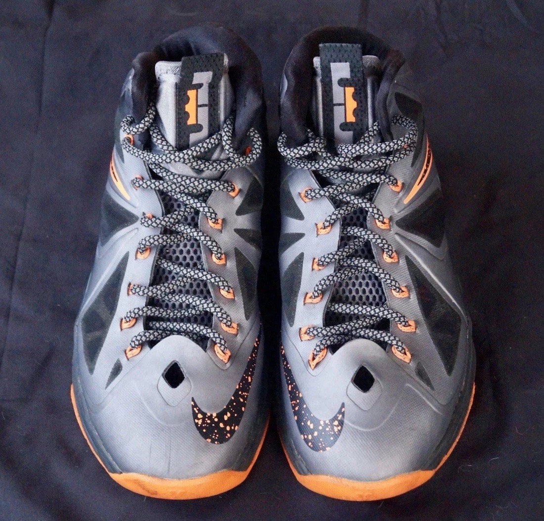 Nike LeBron X Lava 541100-002 Men’s Size 8 Excellent Condition – No Box