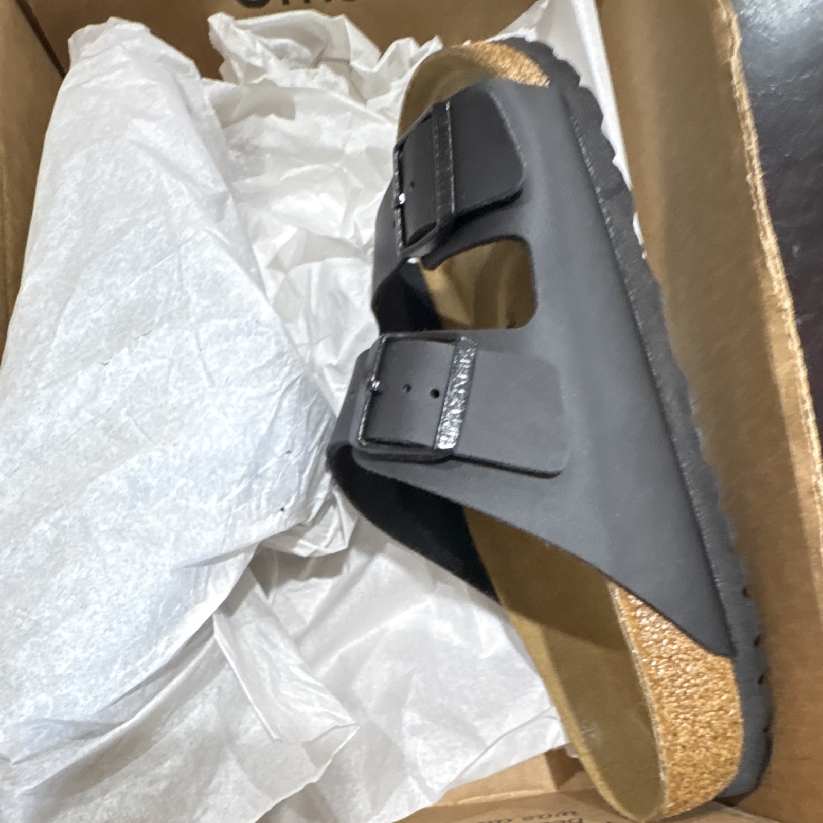 Birkenstock Arizona Men’s Black Slide Sandals EU 41 US 8