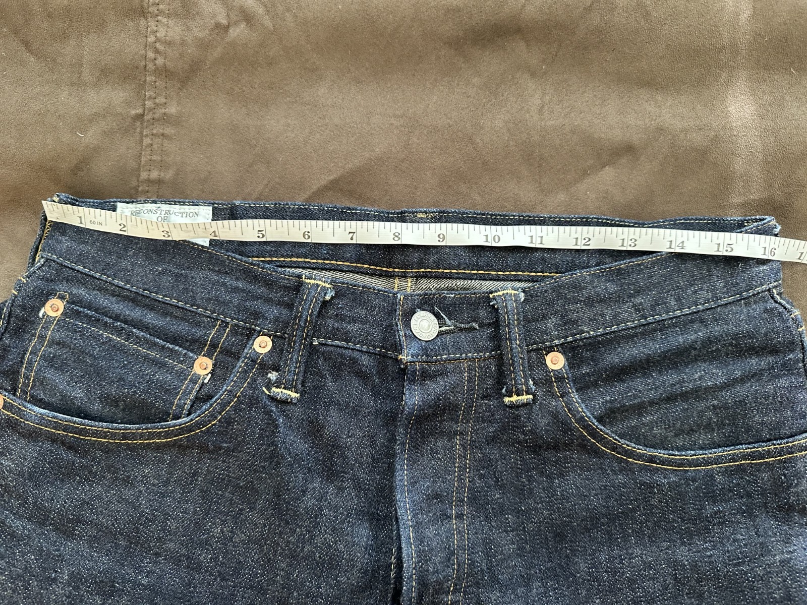 Studio D’Artisan G-003 Tapered Raw Japanese Selvedge Denim 32×32