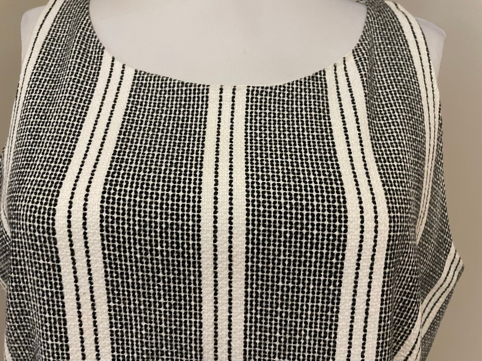 ANN TAYLOR Womens Black & White Dress – Sz 12/14