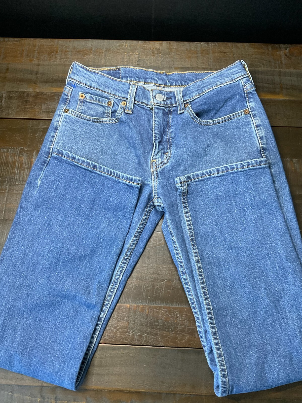 Levi’s 514 Men’s Straight Fit Jeans Size 29×30 W29 L30 Blue Stretch WaterLess