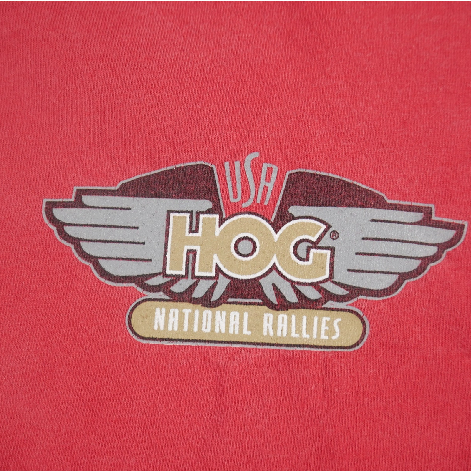 Vintage 90s Harleys Owner Group Posse Ride Long Sleeve Biker Graphic Made In USA