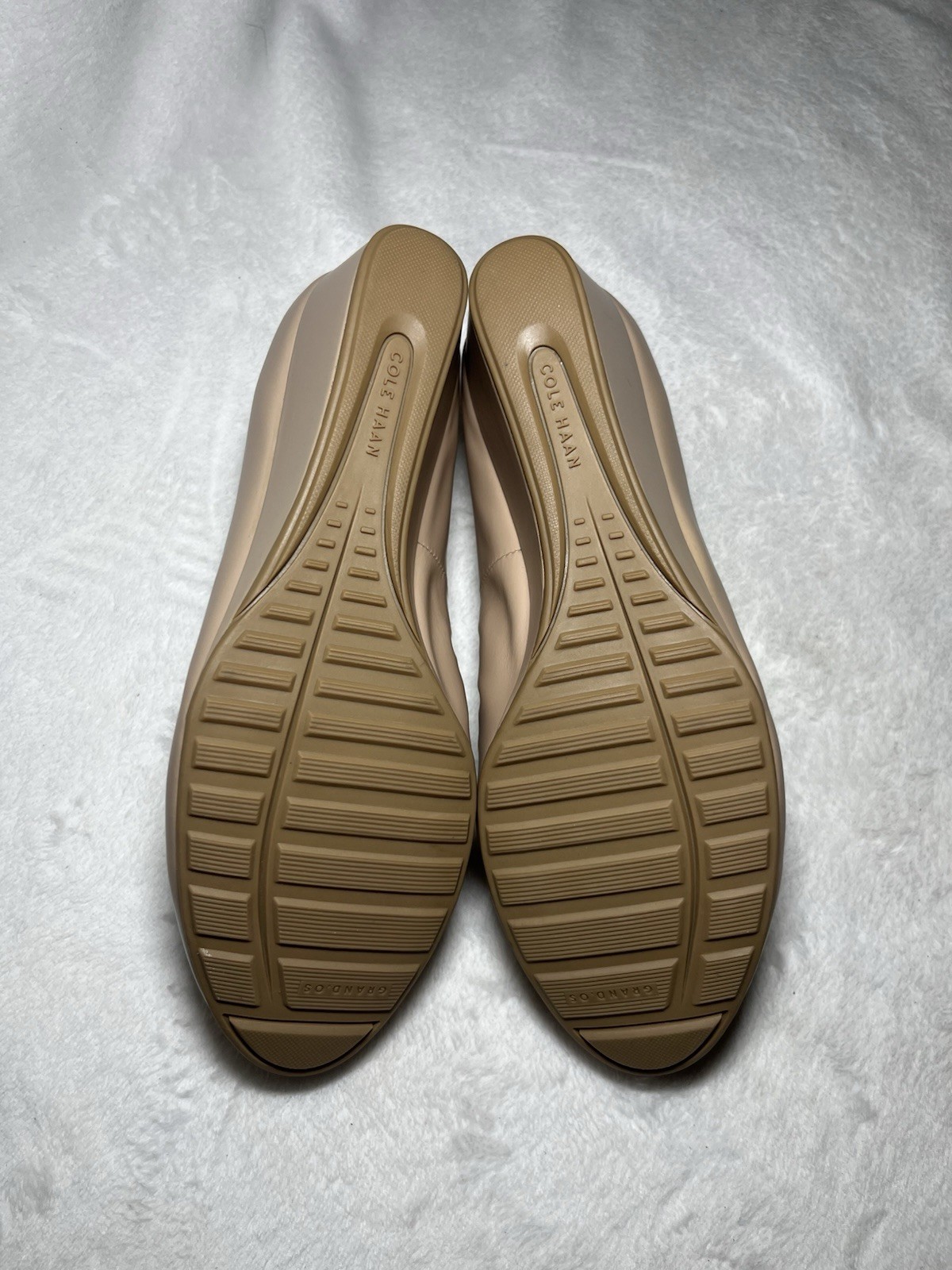 Cole Haan Leather 1 Inch Ballet-Inspired Wedge Pumps Size 8