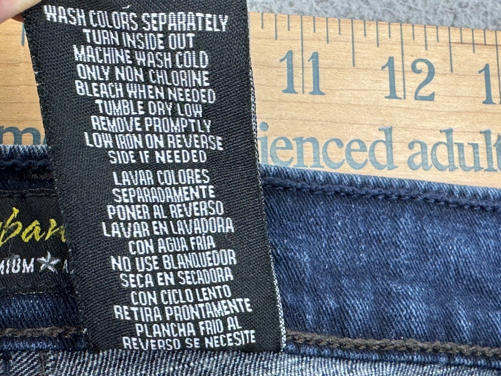 Urban Star Jeans Men’s 36 x 32 Blue Estilo Regular Fit Straight Flex Denim Pants