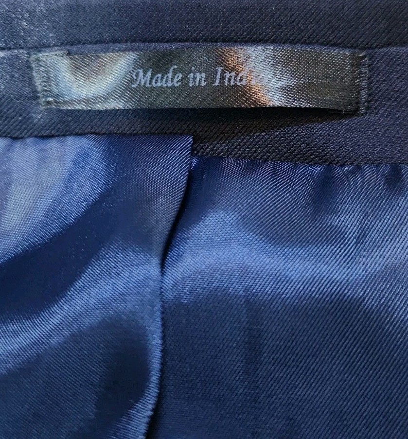 Ralph Lauren BLACK LABEL Jacket Mens 52R Sports Coat Blazer Silver Buttons Wool