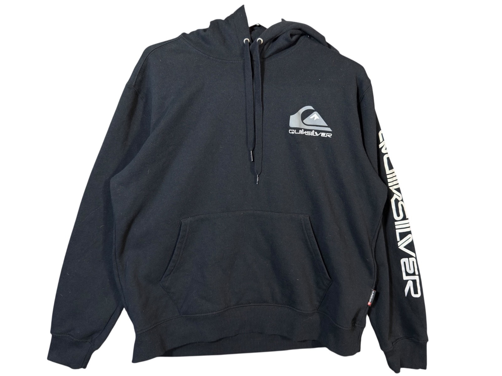 Quiksilver Omni Logo Graphic Hoodie Men’s Size L Active Basic Y2K Skateboarding