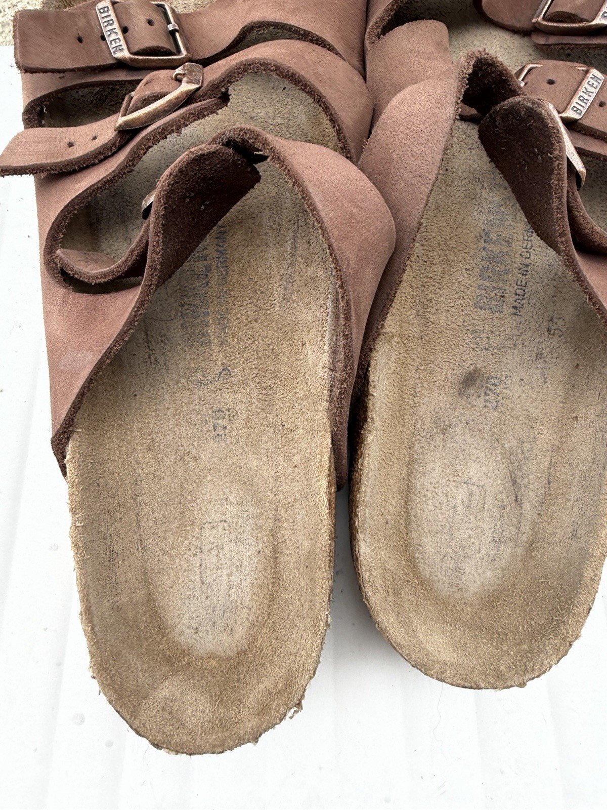 BIRKENSTOCK Unisex Florida Soft Footbed Birkibuc Mocha 0053881