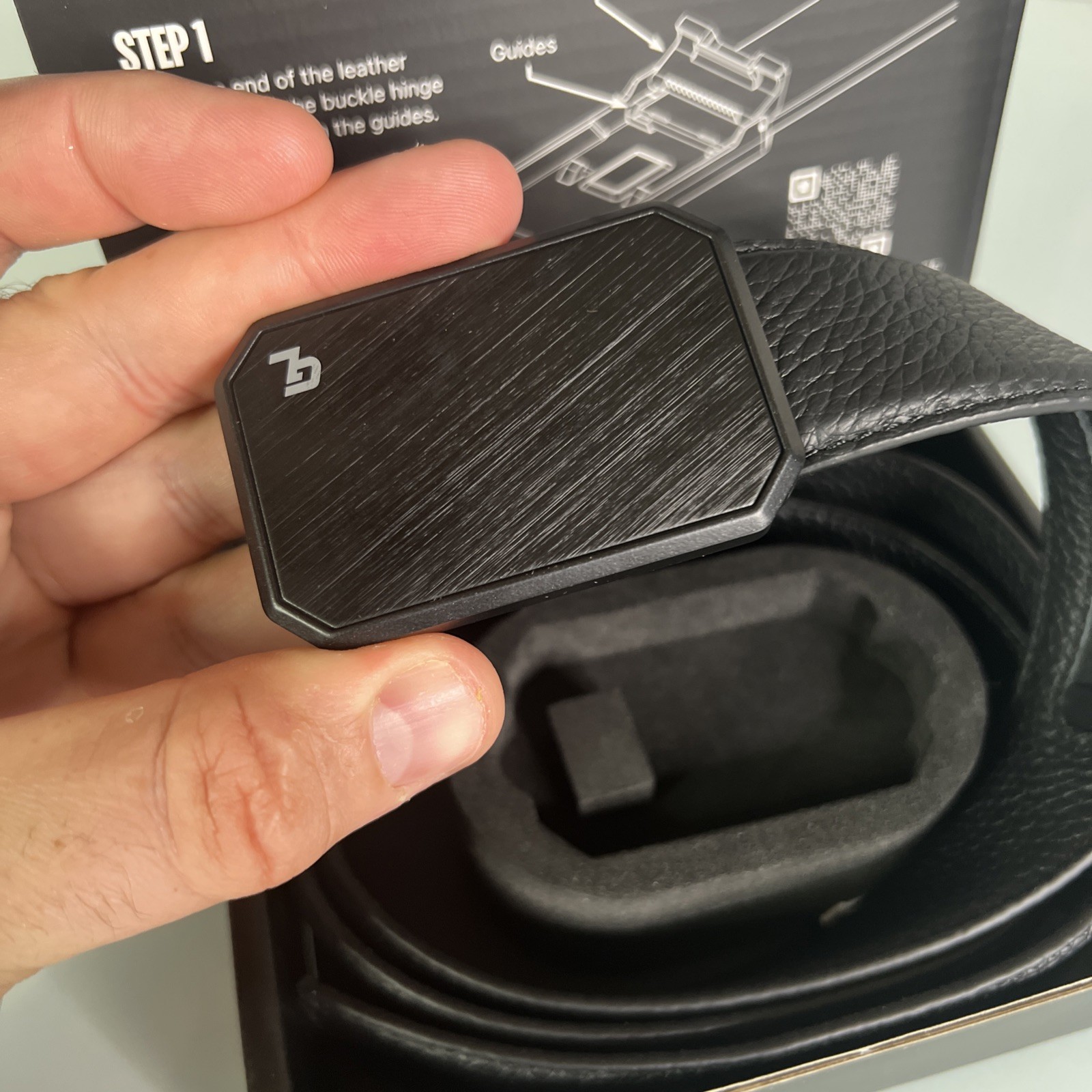 Groove Life GL Adjustable Web Belt Magnetic Buckle Size Medium Black
