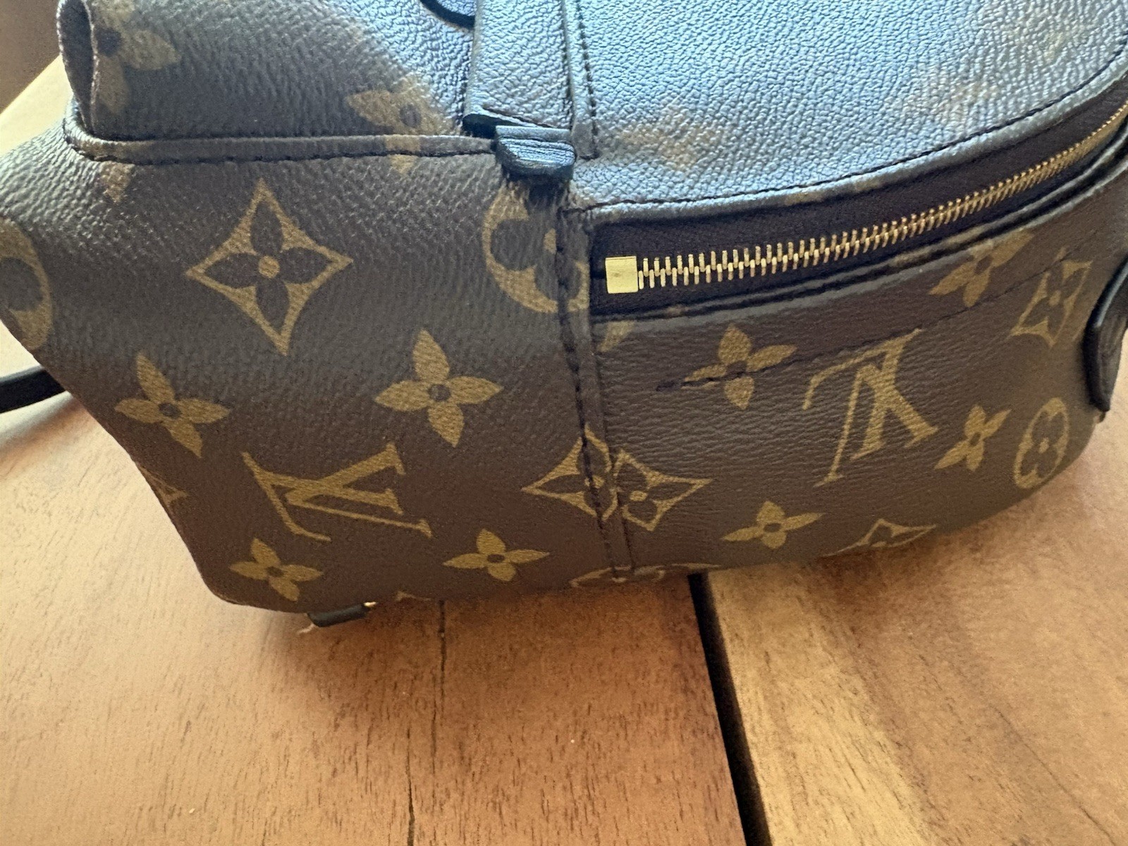 Louis Vuitton Palm Springs Backpack Mini Brown Canvas Monogram