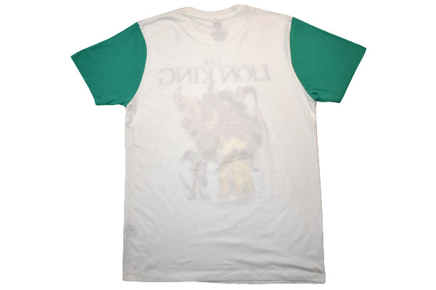Disney The Lion King Mens Timon, Pumbaa, Simba Graphic White Shirt New M