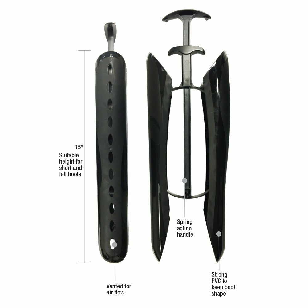 Moneysworth & Best Fashion Mid Calf/Full Boot Shapers Shoe Trees GREY- 1 Pair