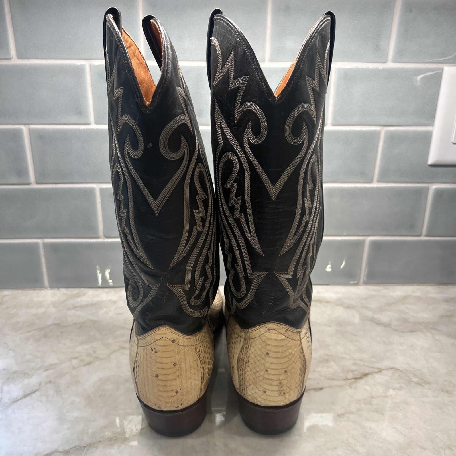 J. Chisholm Handcrafted Boots 976 Size 10.5 D