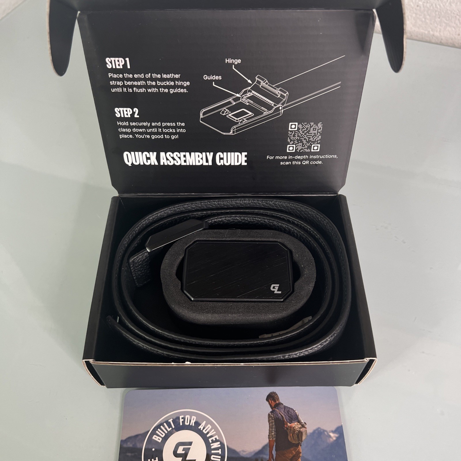 Groove Life GL Adjustable Web Belt Magnetic Buckle Size Medium Black