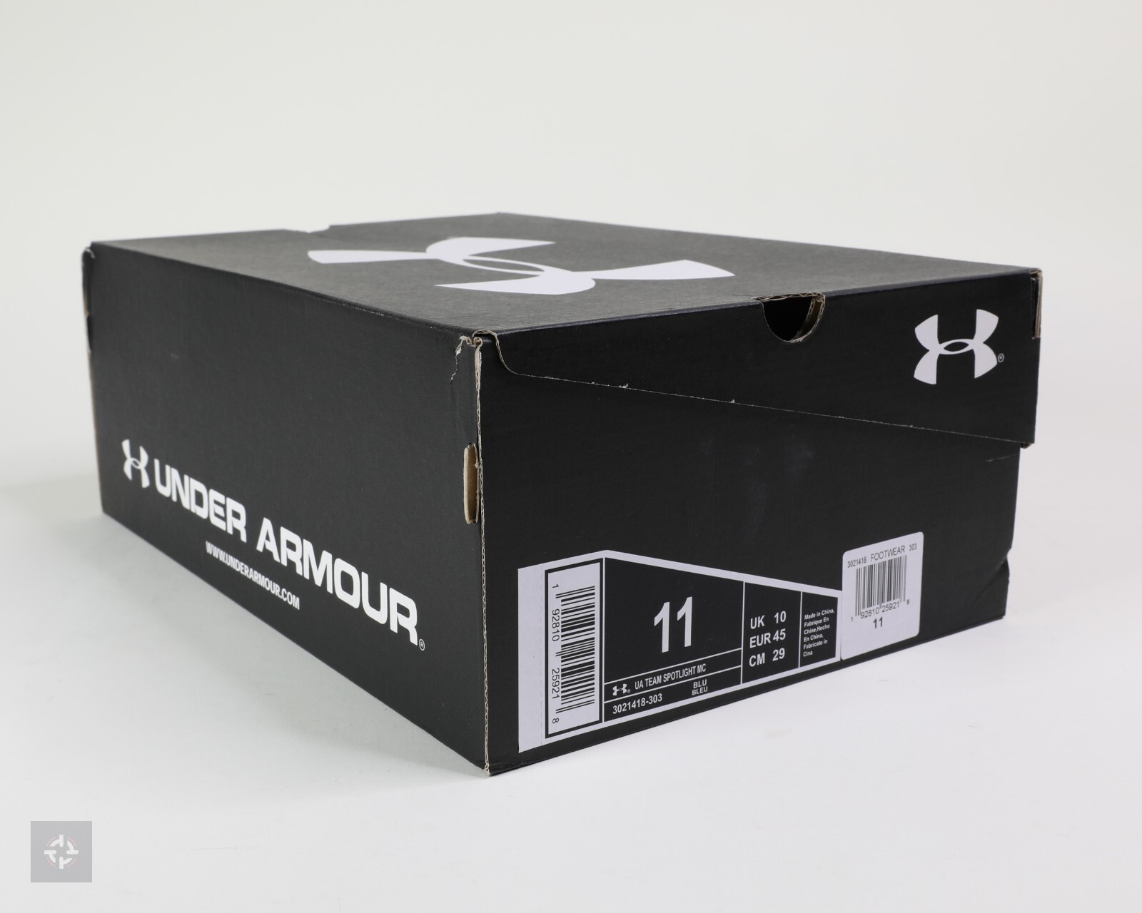 Under Armour Spotlight MC Cyan Chrome Football Cleats Mens Size 11 (3021418-303)