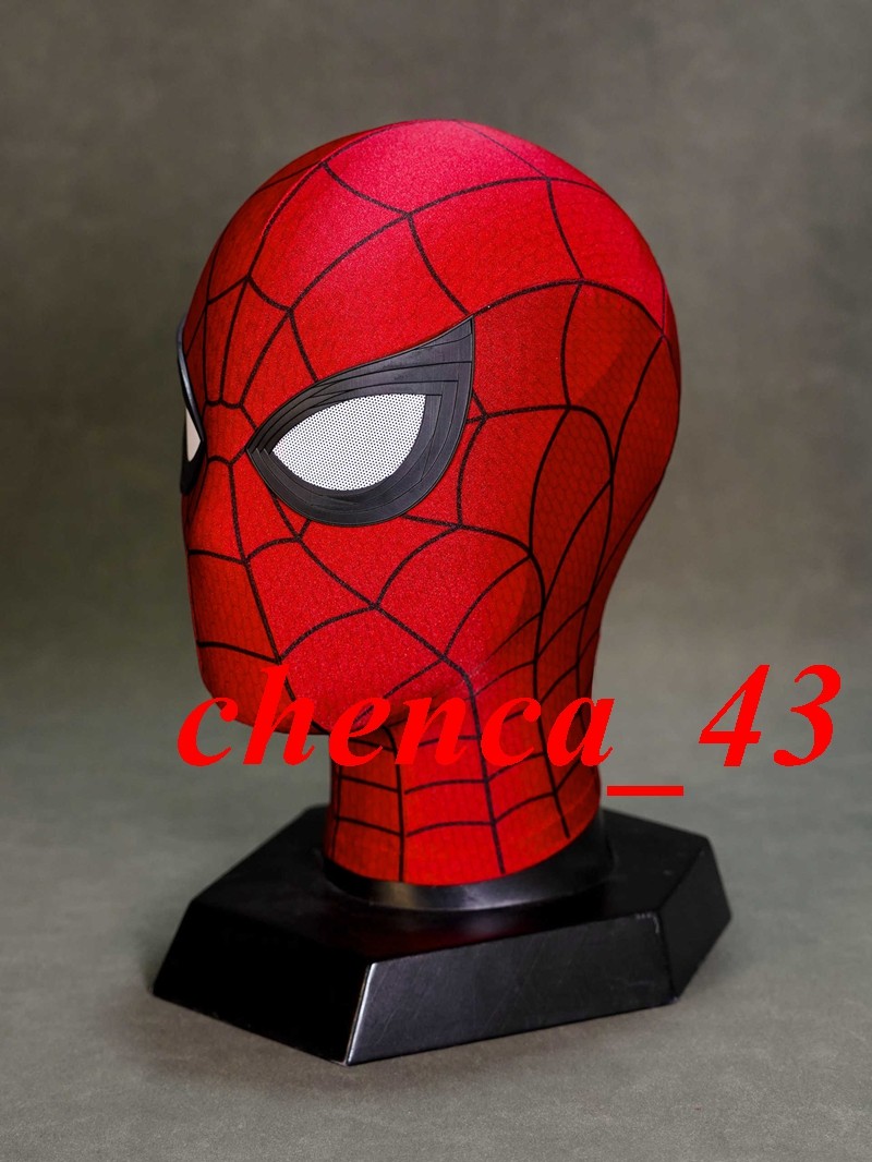 Handmade Brand New Day Mask Faceshell Eyes Spider-Man 4 Holland Cosplay Headgear