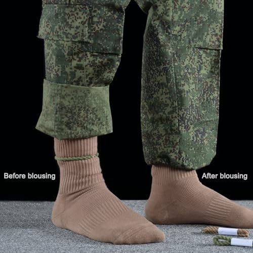 10PCS Boot Blousers Military, 2PC-Upgraded Boot Blousing Straps Nylon – 8PC