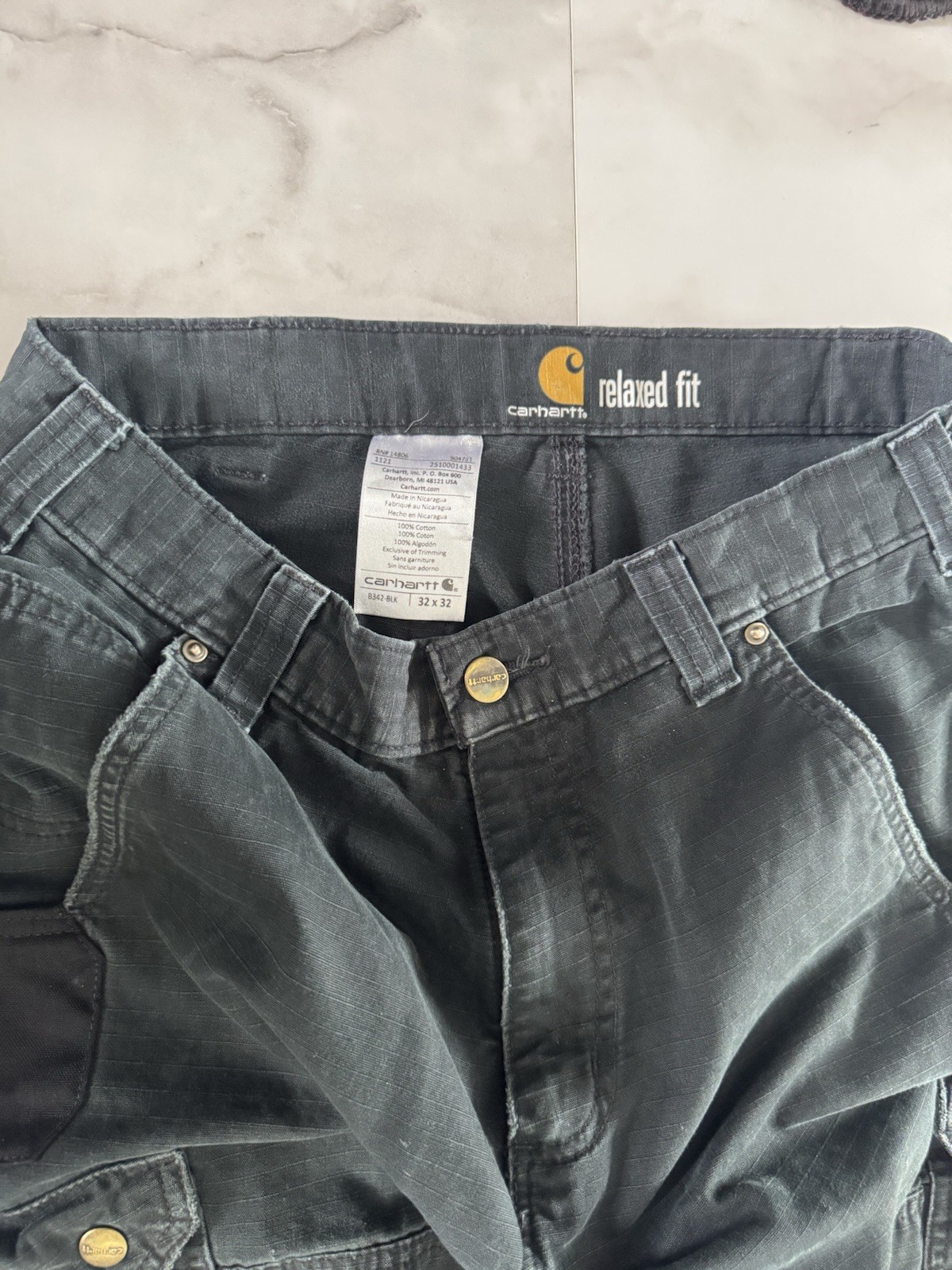 Carhartt Men’s Double Knee Pants Carpenter Pants 32 By 32