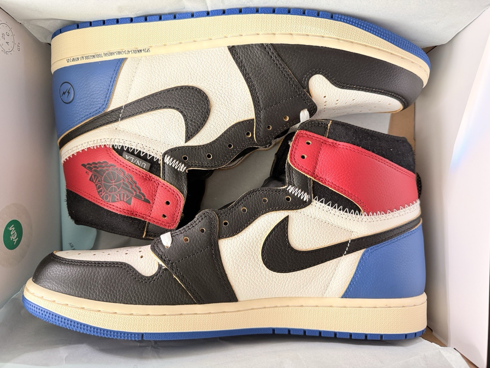 Jordan 1 Retro High OG SP Fragment × Union LA – IO7847-002- Size 13